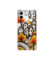 PrintiFy Redmi A2 Plus ile Uyumlu Düşlerin Dansı Serisi Göçebe Şatolar Tasarımlı Uv Baskılı Köşe Korumalı Antişok Kılıf