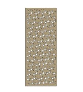 Liar Ahşap Seperatör (Paravan) - KSP197 - (85 x 210 cm) - (18 mm) - (Beyaz) (Renksiz)