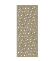 Liar Ahşap Seperatör (Paravan) - KSP197 - (85 x 210 cm) - (18 mm) - (Beyaz) (Renksiz)