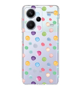 PrintiFy Xiaomi Redmi Note 13 Pro 4G ile Uyumlu Water Color 6  Kamera Korumalı Şeffaf  Kılıf