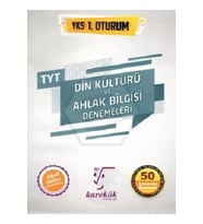 Karekök Yayınları Karekök Tyt Din Kültürü Ve Ahlak Bilgisi 50 Çözümlü Deneme (Çok Renkli)