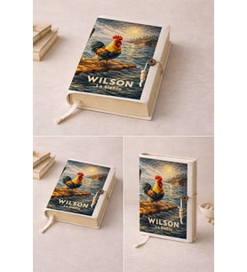 Kitap Kılıfı (Sel Savaşcısı Wilson-Wilson Lo Siento Horoz Tasarımı)