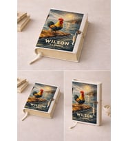 Kitap Kılıfı (Sel Savaşcısı Wilson-Wilson Lo Siento Horoz Tasarımı)