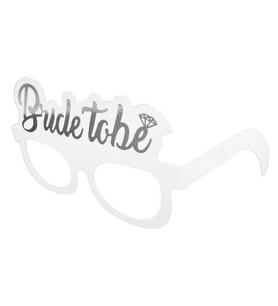 GÖZLÜK MASKE VARAKLI BRIDE TO BE GÜMÜŞ PK:8 KL:300-