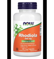 NOW Foods, Rhodiola, 500 mg , 120 Veg Capsul. Usa Version (Renksiz)