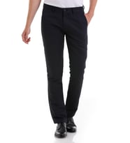 Hatemoğlu Lacivert D. Slim Fit Desenli Yandan Cep Kanvas Pantolon