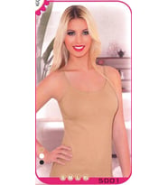 Ten İnce Askılı Kadın Atlet Esnek Günlük İç Giyim S-XL 5001