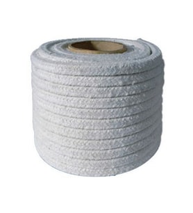 SERAMİK ELYAF ÖRGÜLÜ 10*10  MM ( 1 METRE ) (Beyaz)