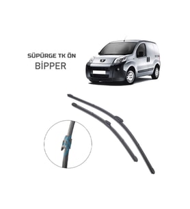 Peugeot Bıpper Muz Silecek Takımı Ön ve Arka  2008-2018