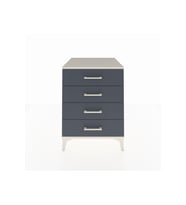 Kronos Komodin 4 Çekmeceli 60x59x80 Aytaşı-Antrasit