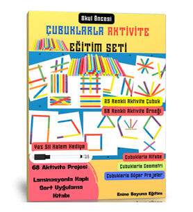 Okul Öncesi Çubuklarla Aktivite Eğitim Seti