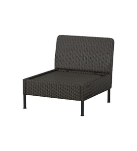 Tekli Bahçe Koltuğu, Koyu Gri, 80 cm, Mindersiz
