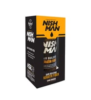 NISHMAN Seyrek Saç Kapatıcı Dolgunlaştırıcı Keratin Fiber Topik / KOYU KAHVE Renk 20 GR