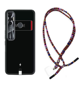Tecno Spark 6 6 Go 8C 8 Pro 7 7 Pro Kılıf Boyun Asklı Rasta Silikon My Love 1402
