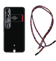 Tecno Spark 6 6 Go 8C 8 Pro 7 7 Pro Kılıf Boyun Asklı Rasta Silikon My Love 1402