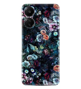 Xiaomi Redmi 13c Kılıf Desenli Silikon Great Flowers 1304