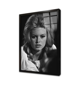 Birigitte Bardot Çerçeveli Cam Tablo