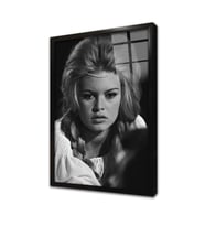 Birigitte Bardot Çerçeveli Cam Tablo
