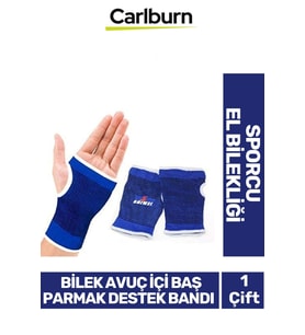 Özel Üretim Elastik Bilek Avuç İçi Baş Parmak Destek Bandı Sporcu El Bilekliği