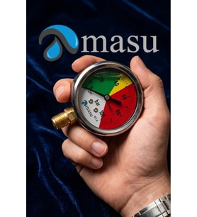 MANOMETRE 63 MM 100 BAR GLİSERİNLİ