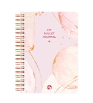 Noktalı Bullet Journal Pro Defter Rose Gold 17x24