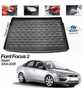 Ford Focus 2 Sedan Bagaj Havuzu Paspası 2004-2011