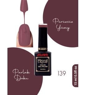 Adanil 15 ml Misyul Profesyonel Kalıcı Oje Mis-139