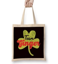 Team Ginger Redhead Shamrock Irish Red Orange Hair Haired Bez Çanta Uzun Saplı