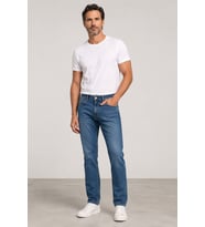 Erkek Slim Fit Esnek Denim Jean Pantolon Mc Clap 008-Mavi