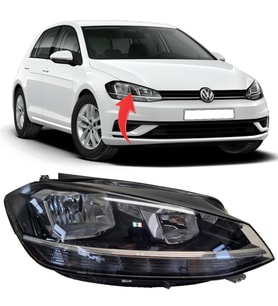 Vw Golf 7.5 Sağ Ön Far Komple 2017-2020 5G1941006D