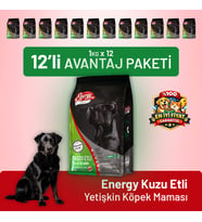 Kuzu Etli Yetişkin Köpek Maması - 12 Adet
