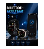 Renkli Akıllı Saat, Bluetooth Bağlantılı, Adımsayar, Alarm ve Hatırlatıcı