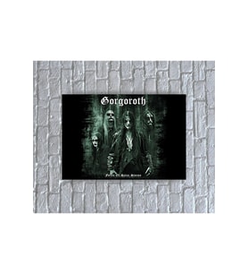 Gorgoroth Müzik grubu Poster Albüm Kapak Ahşap Tablo