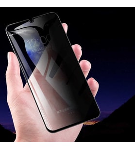 Samsung Galaxy A55 Uyumlu Zore New 5D Privacy Temperli Ekran Koruyucu (Siyah)