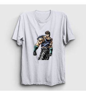 Presmono Unisex Beyaz Jonathan Joestar Anime Jojo T-Shirt 321630tt