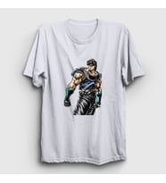 Presmono Unisex Beyaz Jonathan Joestar Anime Jojo T-Shirt 321630tt