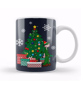 Beetle Bailey Around The Christmas Tree Kupa Bardak Porselen