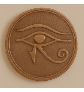 Horus’un Gözü – El Yapımı Büyük Boy Bakır Tılsım 40cm