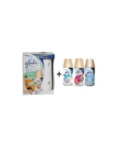 Glade Otomatik Sprey X Okyanus Sessizliği X Temiz Çarşaf Ferahlığı X Meyve & Çiçek Buketi X Temizliğin Ferahlığı 3 X 269 Ml