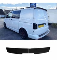 Vw Transporter T6 boyalı spoiler (Pianoblack) 2015 sonrası (2 bagaj kapılı))