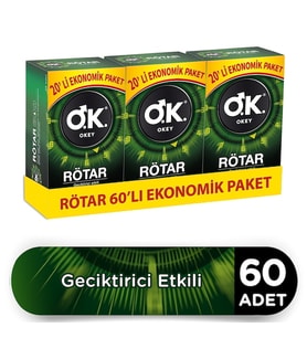 Okey Rötar Prezervatif 60'lı