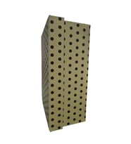PİN  NO:9 PUANTİYELİ BEJ DİKDÖRTGEN HEDİYE KUTUSU 35,5x27x15,4 cm- TEKLİ