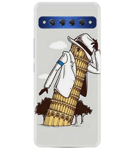 TCL 10 Plus Kılıf Desenli Silikon Black in the Woman