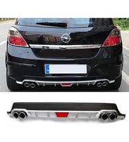 Opel Astra H Gri Difüzör Difizör Yuvarlak Egzoz Görünüm Kulaklı Tip 2004 - 2009