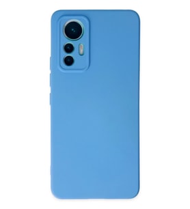 Mey İthalat® Mi 12 Lite Kılıf Nano içi Kadife Silikon - Mavi