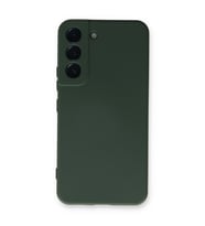 Samsung Galaxy S22 Plus Kılıf Nano İçi Kadife Silikon - Koyu Yeşil