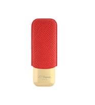 S.T. Dupont Gold - Kırmızı İkili Deri Puro Kılıfı 183271
