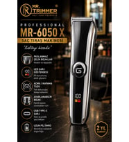 Mr.Trimmer Mr-6050x Saç Sakal Tıraş Makinesi Ayarlanabilir Bıçak 9 Farklı Kesim Profesyonellere Özel