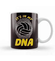 Volleyball DNA Team Coach Beach Volleyball Player Setter Kupa Bardak Porselen
