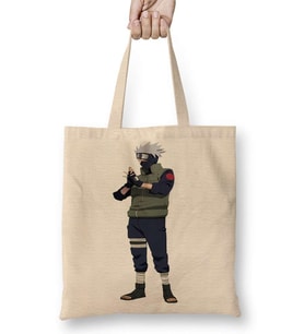 Kakashi H Bez Çanta Uzun Saplı